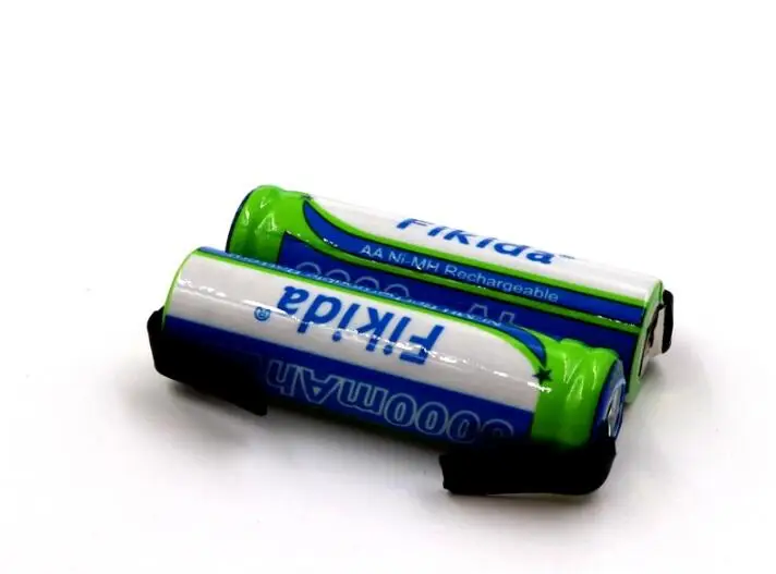 Fikida batera AA Ni MH 3000 мАч 1 2 В recargable 2A Bateria O control remoto/el ctrico + DIY nquel|Перезаряжаемые батареи| |