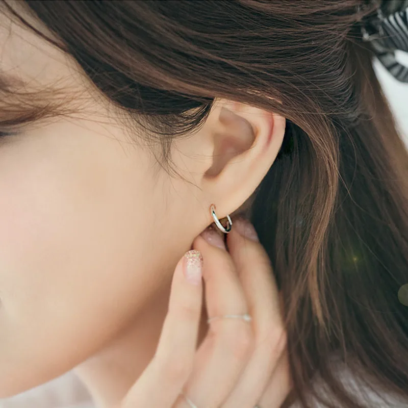 Серьги женские и мужские из серебра 925 пробы в Корейском стиле | Украшения