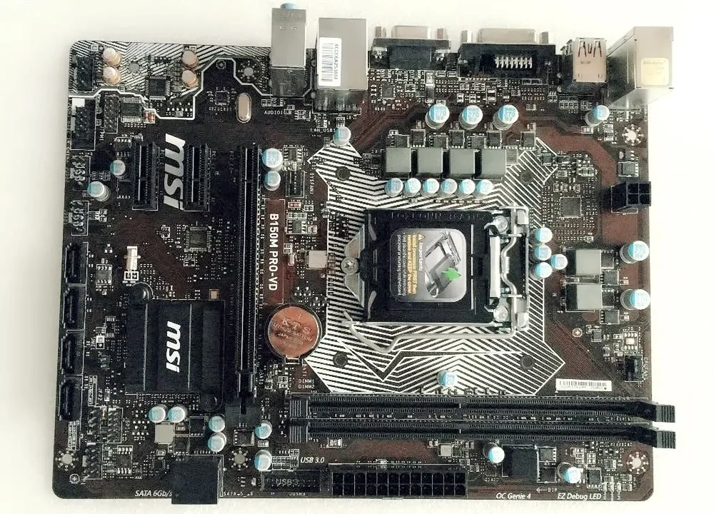 Бесплатная доставка оригинальная материнская плата для MSI B150M PRO VD DDR4 LGA 1151 I3 I5 I7 14