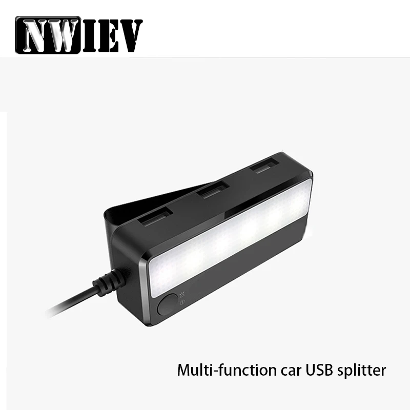 Автомобильный USB адаптер питания NWIEV светильник для чтения с подогревом Ford Focus 2 3 VW
