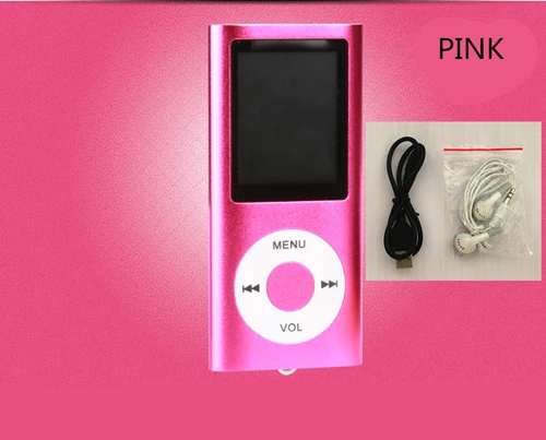 ACLDFH Mp3 музыкальный плеер радио FM рекордер Speler Lecteur HIFI Mp3 спортивный зажим USB Aux muziek цифровой светодиодный ЖК-экран плееры MP-3 - Цвет: Красный