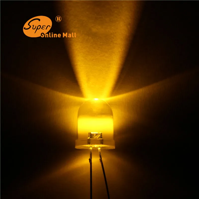 10 мм Led Diode10x5 Цвет Красный Синий Зеленый Желтый Белый = 50 шт./лот Светодиоды Лампы