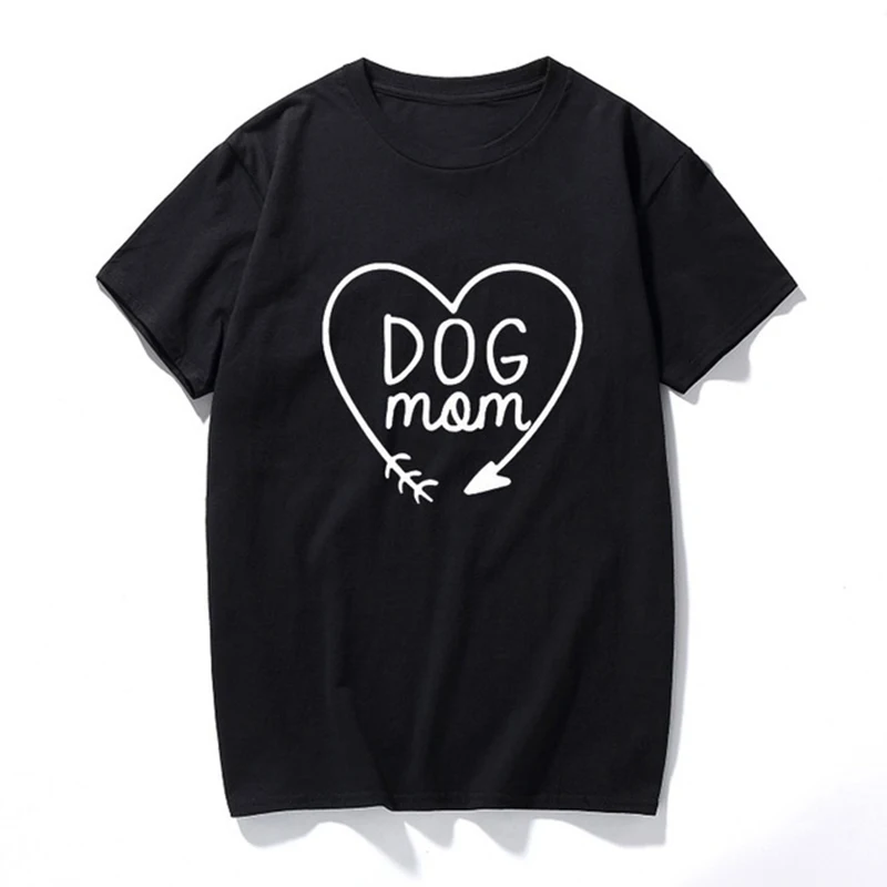 Футболка для мамы и собаки футболки влюбленных животных Женские топы с коротким