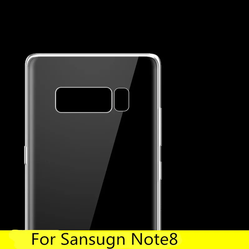 Силиконовый чехол NOTOW для Samsung Note 8 9 s7/s7edge прозрачный мягкий | Мобильные телефоны и