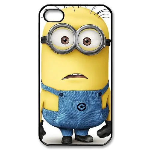 New Cartoon Despicable Minions Hard Plastic Back Cover Case for iPhone 4 4S 5G Me Silicone Cute |