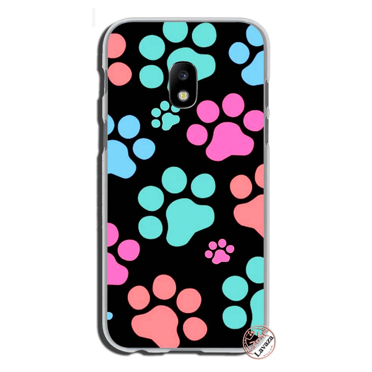 1 Lavaza собака след Paw Хаски чехол для телефона для samsung Galaxy J8 J7 Duo J6 J5 J4 Plus J2 J3 ЕС и США Prime Крышка - Цвет: 1