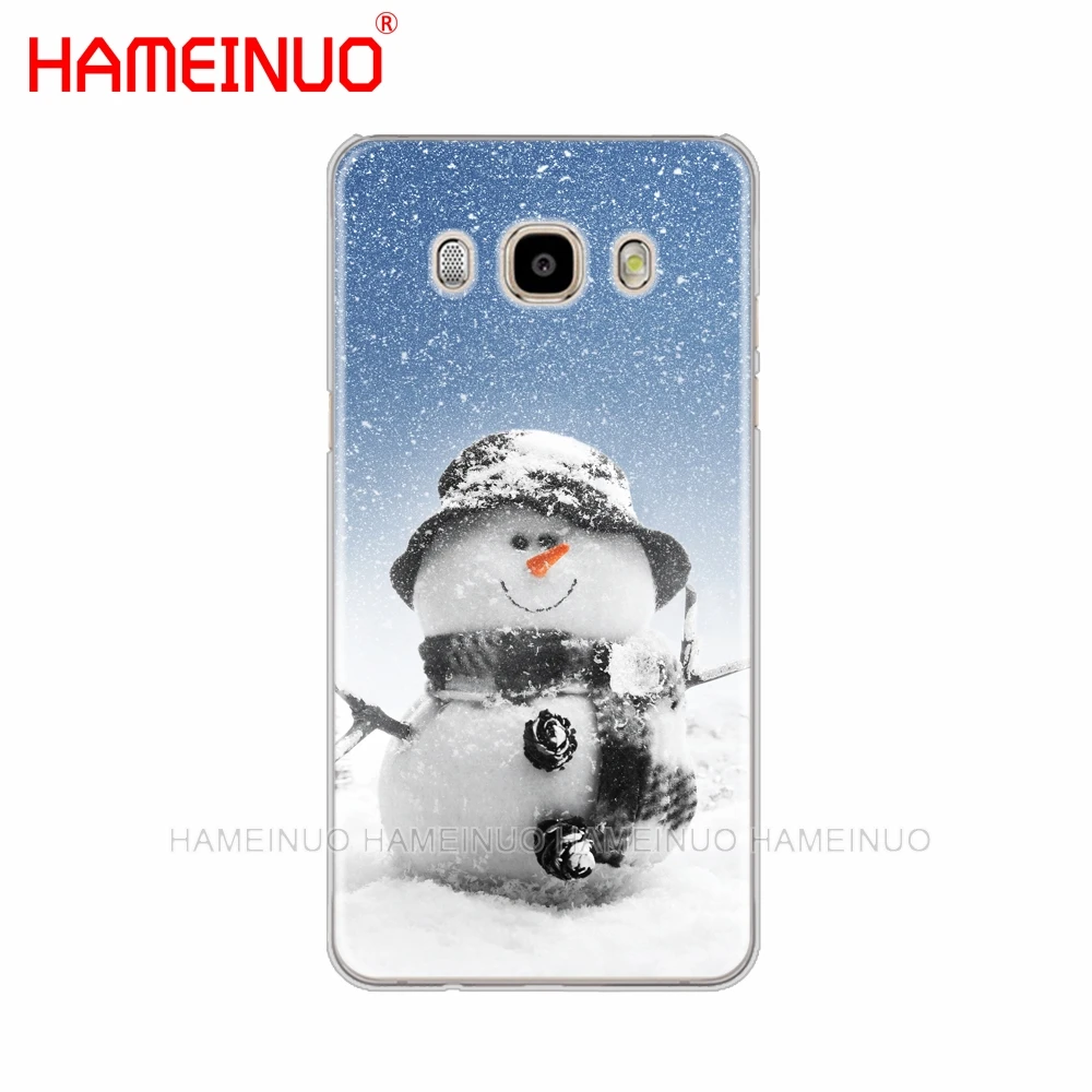 43216 HAMEINUO Рождественский милый снеговик Снежинка чехол для телефона для samsung Galaxy J1 J2 J3 J5 J7 MINI ACE prime - Цвет: 43216