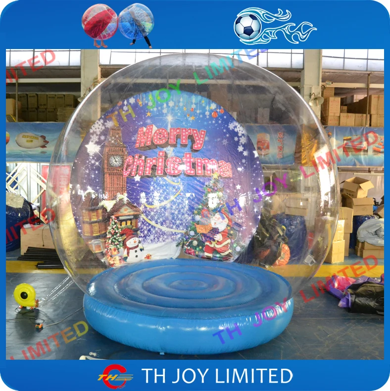3m dia clear inflatable snow globe for sale / custom make ball tent durable santa bubble | Игрушки и хобби
