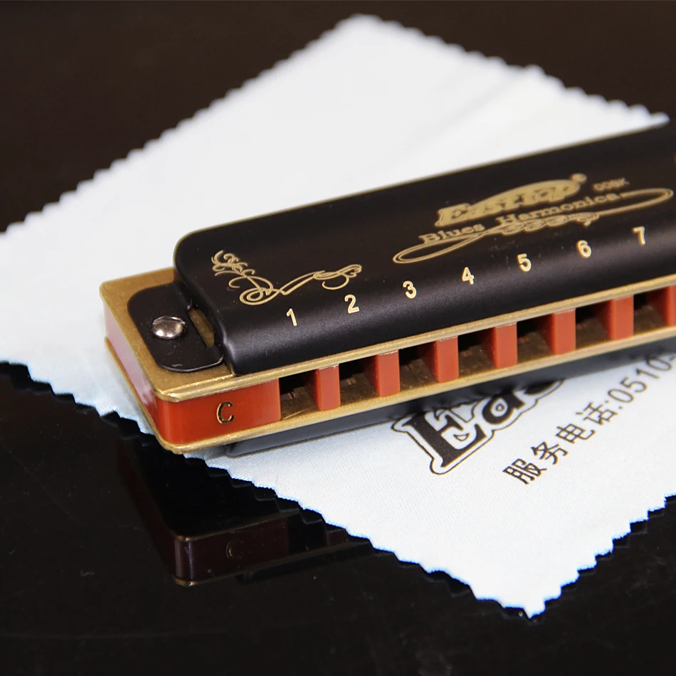Easttop Diatonic 10 отверстий блюз арфа гармоник с A B C D E F G # Key на ваш выбор|blues harp|10 c |