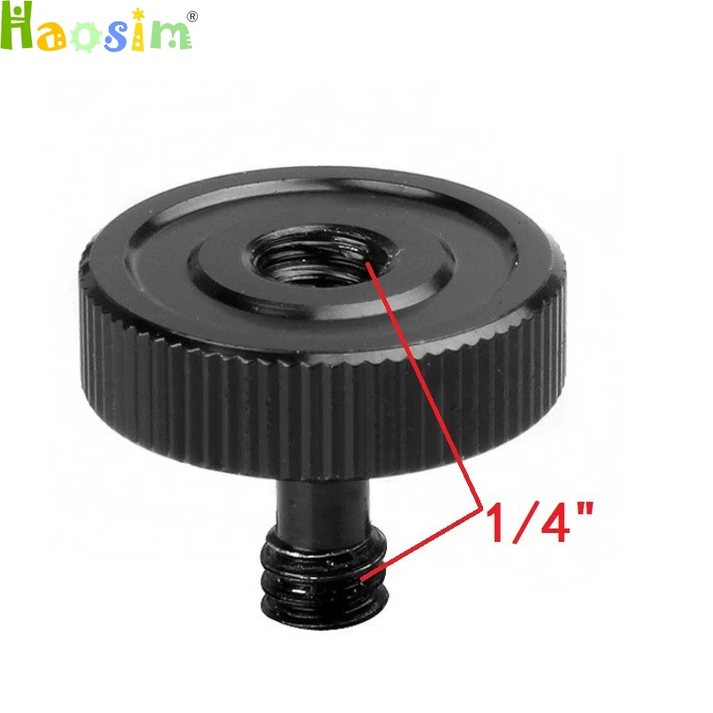 

Black 1/4 Male to 1/4 Female Screw Adapter For Camera Tripod L Type Bracket Stand Holder Hot Sale Best Promotion