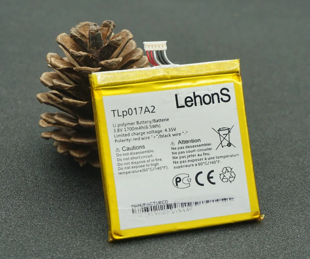 LehonS 2 шт./лот 1700 мАч/6.5Wh 3 8 В Замена Батарея для Alcatel One Touch Idol Mini OT6012 6012X 6012A 6012E 6012D TLP017A2
