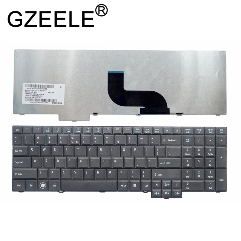 Новая английская клавиатура GZEELE для ноутбука Acer TravelMate 5760 5760G 5760Z 5760ZG TM5760 8573 TM6495T 7750