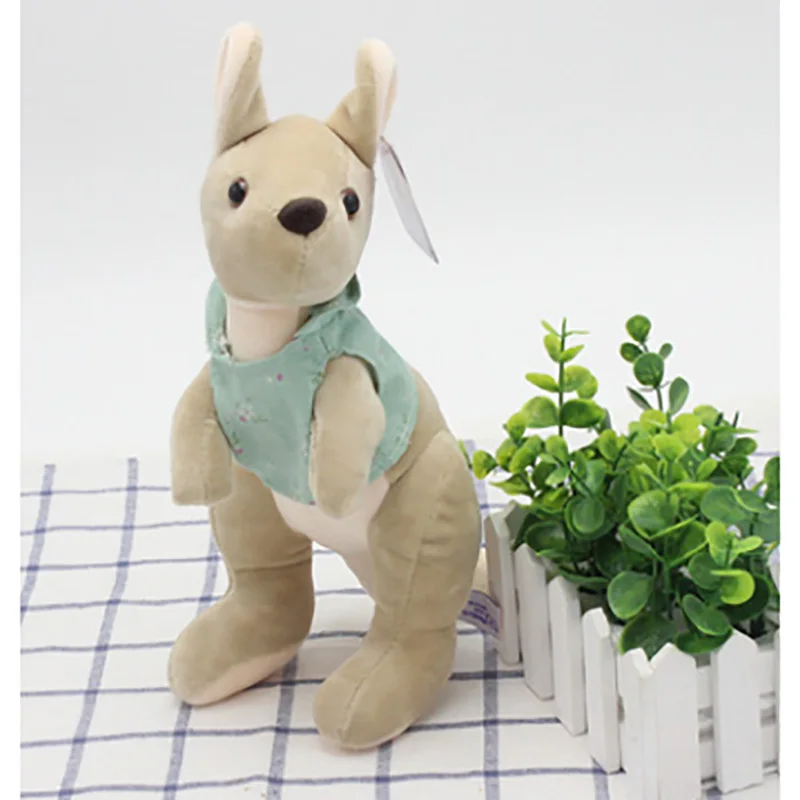 Dressing Kangaroo Plush Toy 25 cm Dolls For Children High Quality Soft Cotton Baby Brinquedos Animals Gift | Игрушки и хобби