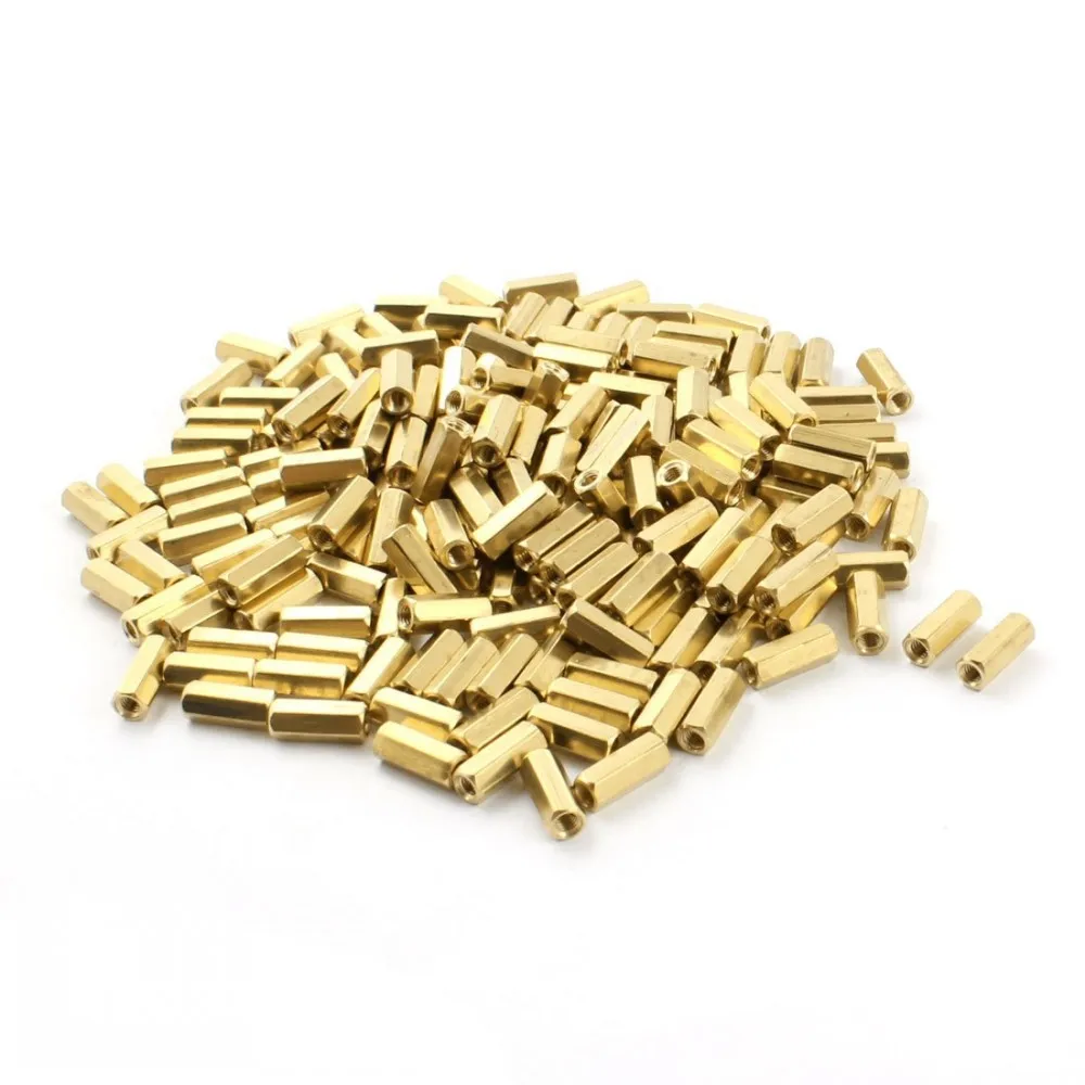 100 шт./лот M2/M2.5/M3* L с шестигранной головкой, латунные винты, резьбовые стойки, печатная плата для компьютера, ПК, материнская плата, противостояние, разделитель