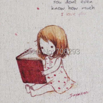 Ручная окраска 10 разных хлопковых льняных набивных стеганых одеял ткань для