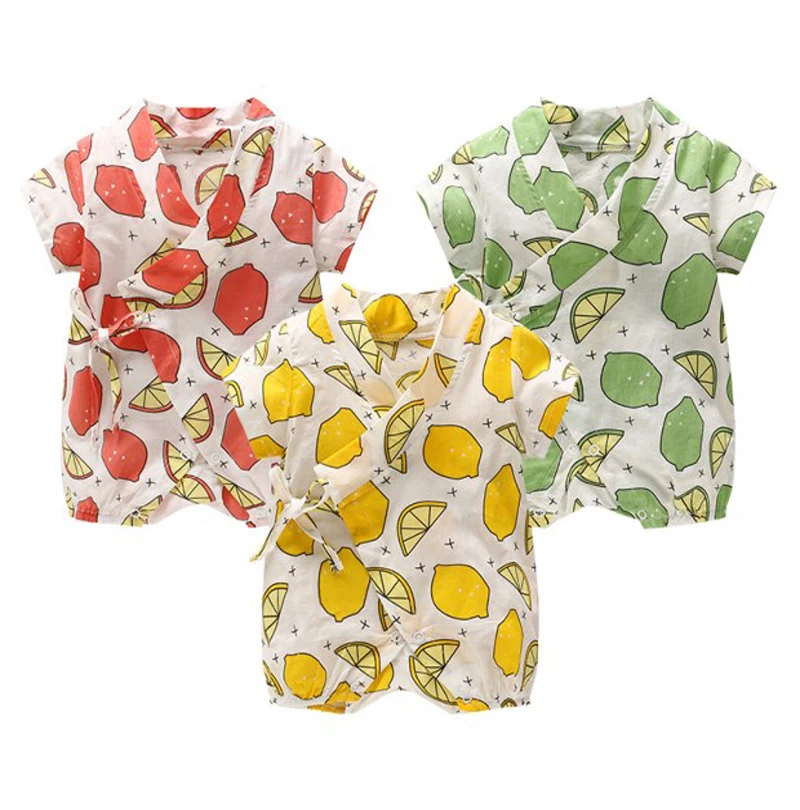 Новые модные милые комплекты одежды для малышей хлопковая рубашка с короткими