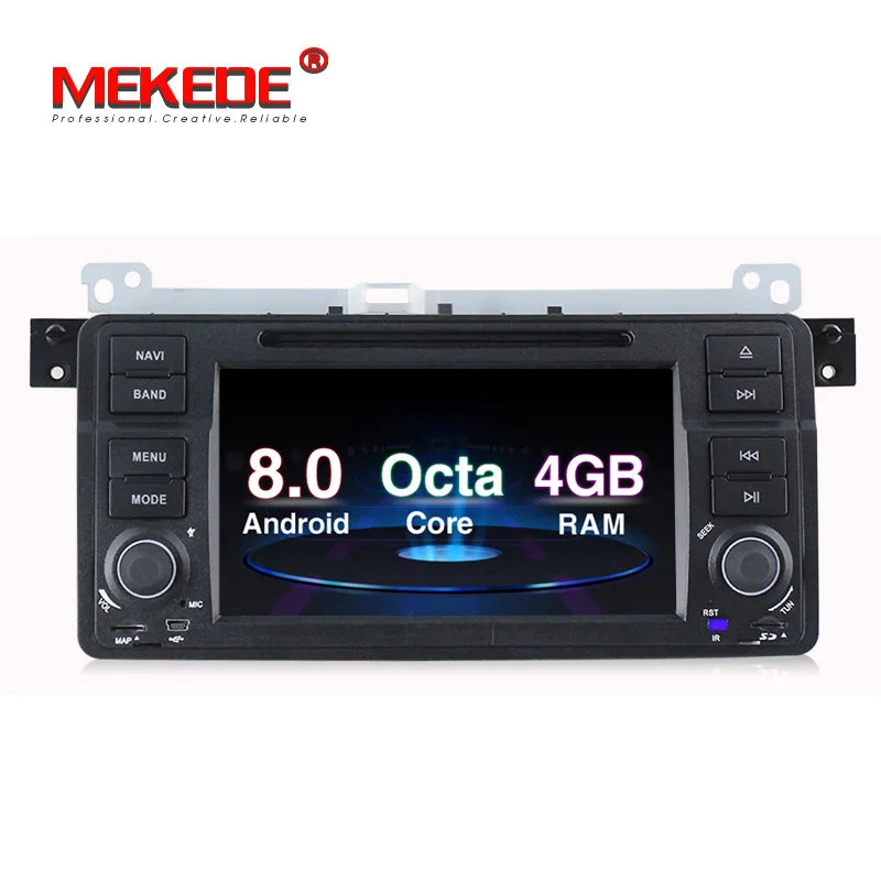 7 дюймов 1024*600 экран PX5 Android 8 0 автомобиль радио стерео для BMW E46 M3 с Octa Core 4G