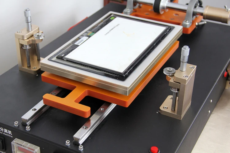 

LY 949V 14 inch semi-automatic built-in vacuum pump tablet LCD screen separator with samsung middle frame separating tool