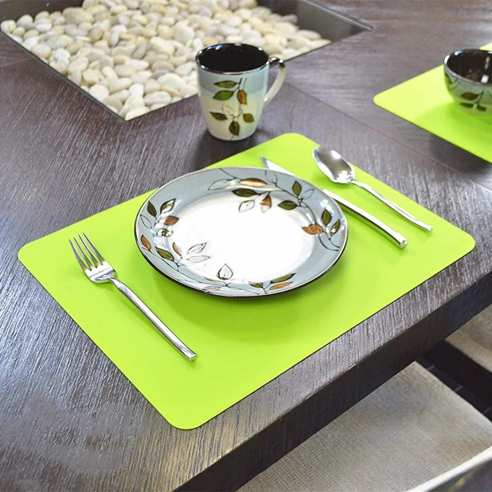 Heat Resistant Silicone Placemat Table Mat Pad Non Stick Pan Liner Placemat Waterproof Dining Tableware Mat Pastry Bakeware