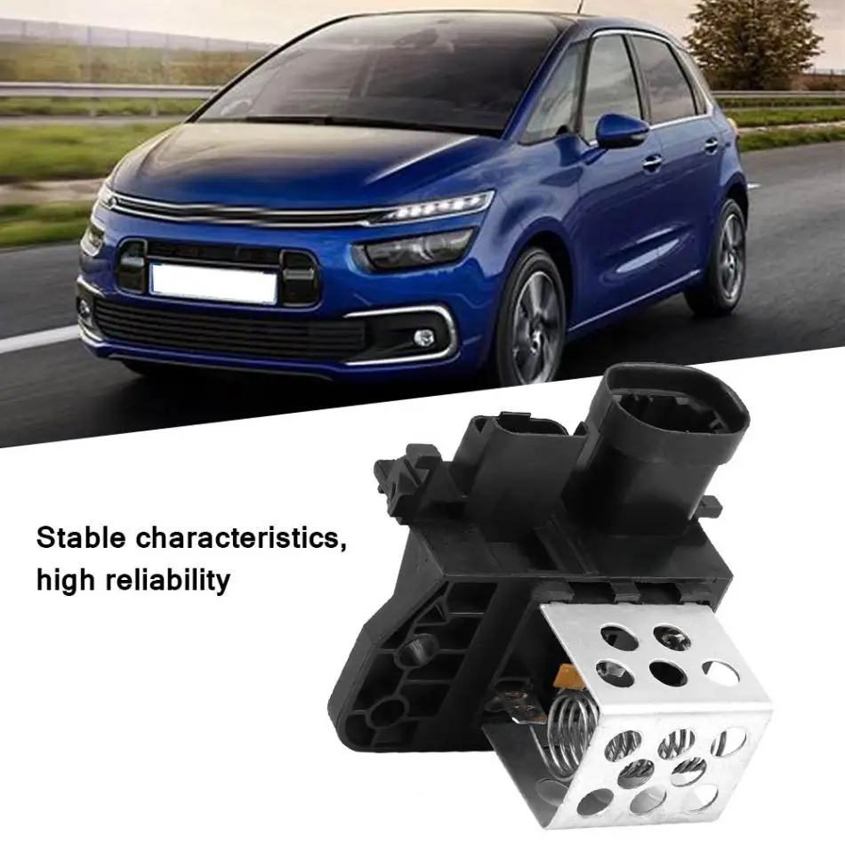 Алюминиевый+ ABS автомобильный вентилятор радиатора SmartSense релейный резистор для Citroen C4/C4 Picasso/Berlingo 9673999980 авто аксессуары Новинка