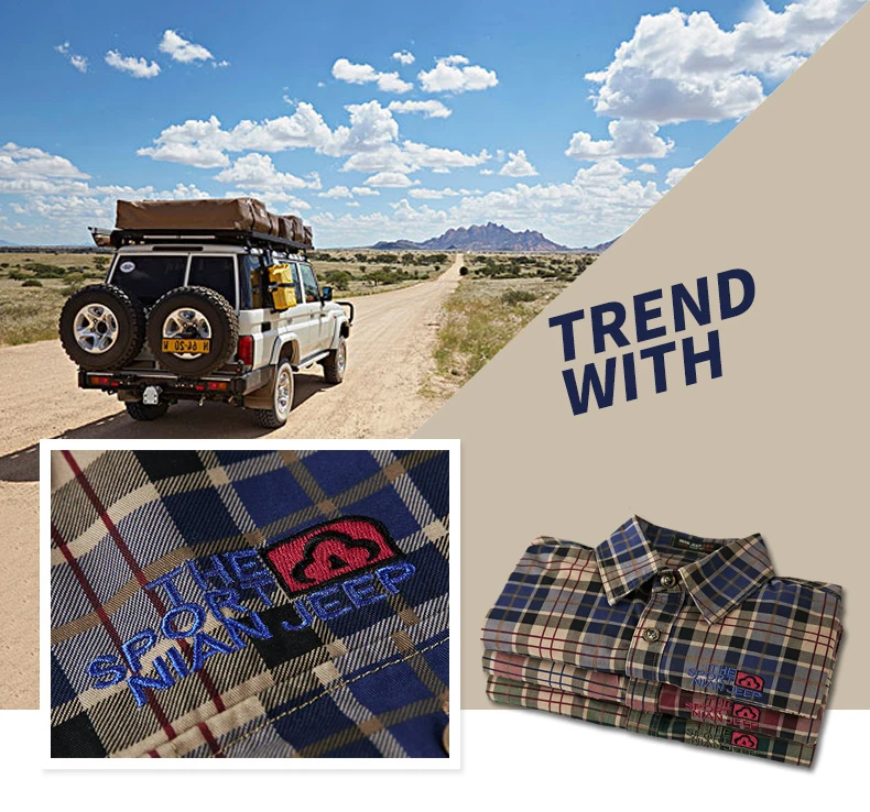 NIANJEEP, новинка, весна и осень, Мужская модная рубашка, Повседневная, хлопок, в клетку, мужская рубашка размера плюс, 3XL, camisa masculina