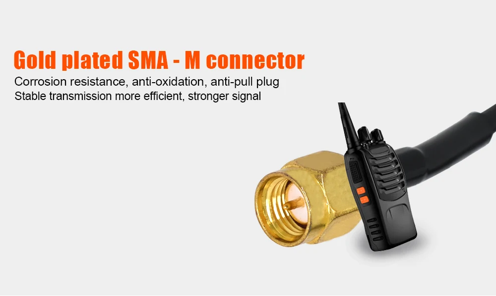 Антенна NAGOYA UT-106UV SMA-M мужской Dual Band двухстороннее радио аксессуары иди и болтай Walkie Talkie антенна автомобильное магнитное крепление 3 м RG-174 кабель для BaoFeng