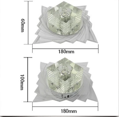 Новый Современный хрустальный светодиодный потолочный светильник Colorpai