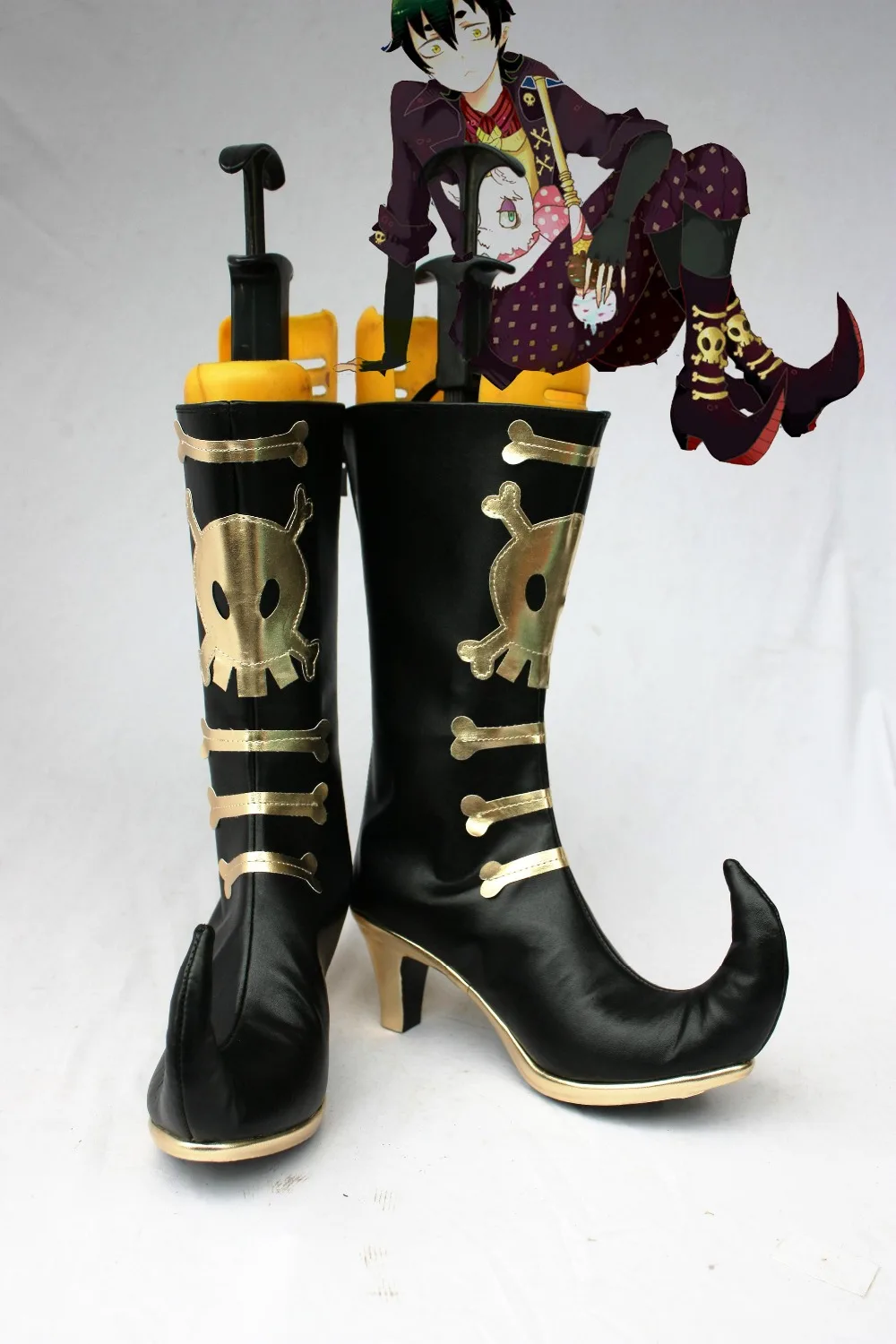 

Blue Exorcist Ao no Exorcist Cosplay Costume Amaimon Shoes Boots Custom Made EU/European Size