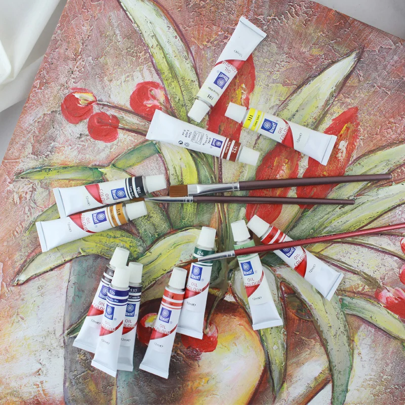 Профессиональный бренд трубка масляные краски искусство для художников холст