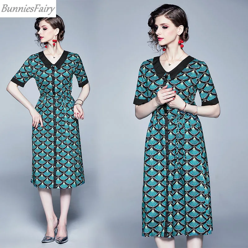BunniesFairy 2019 летнее Новое Европейское и американское женское винтажное Ретро