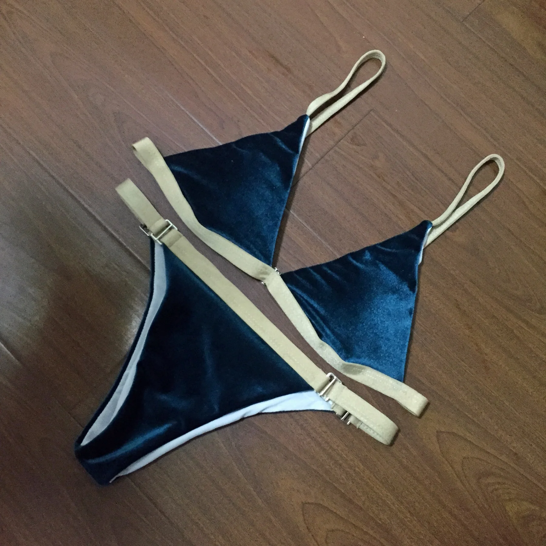 Женский велюровый купальник боди бандаж бархатный стринги Купальный костюм из