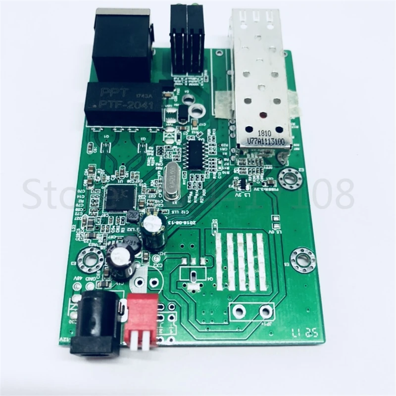 Конвертер SFP в RJ45 гигабитный преобразователь DIP переключатель медиаконвертер 1000
