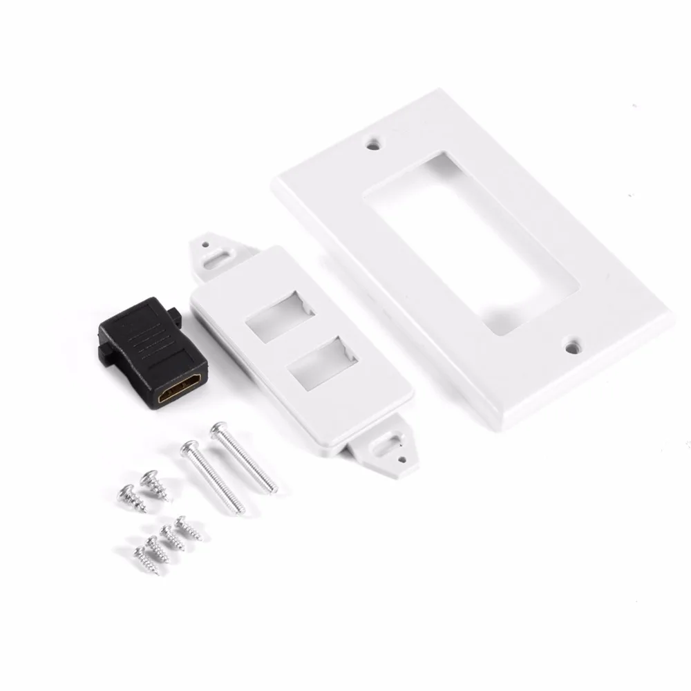 1080P HDMI 1 4 настенная панель крышка муфта удлинитель для домашнего кинотеатра DVD ТВ