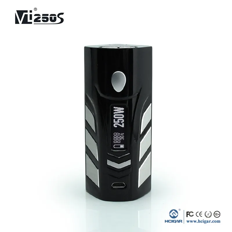Оригинальный HCigar VT250S коробка мод 1-167 Вт или 250 электронная сигарета 2-3 батареи