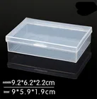 Прозрачные пластиковые коробки, контейнер для игральных карт, Полипропиленовый Контейнер для хранения чехлов для оформления фотографий