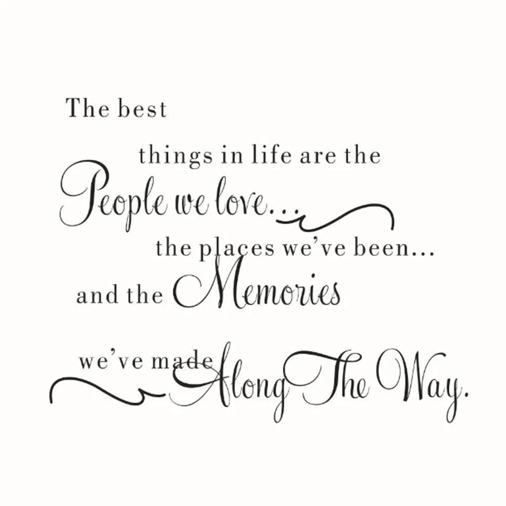 Креативные настенные стикеры s с жизненными словами вещи в жизни цитаты съемные