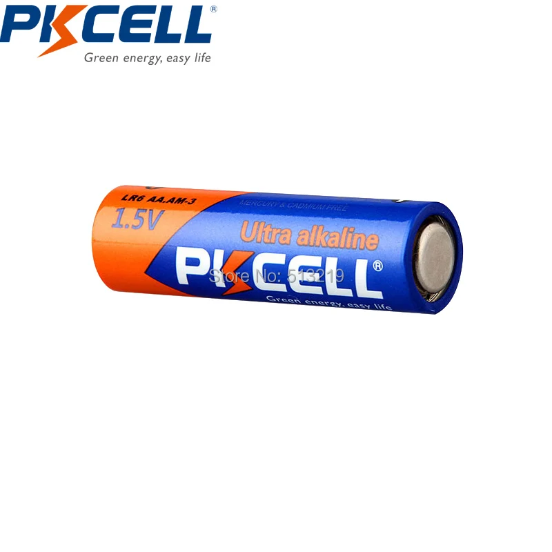 48 шт. щелочные аккумуляторы PKCELL AA 1 5 в E91 AM3 MN1500 LR6|lr6 aa|aa alkalineaa alkaline battery |