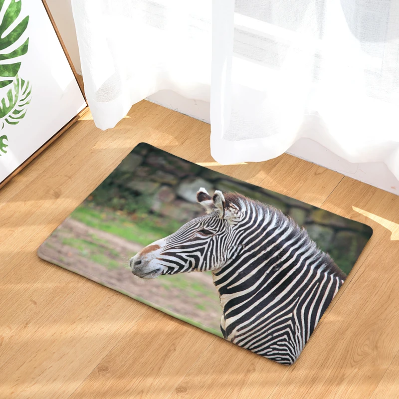 Фланелевые конные коврики для дверей домашние ванной комнаты ног Длинные