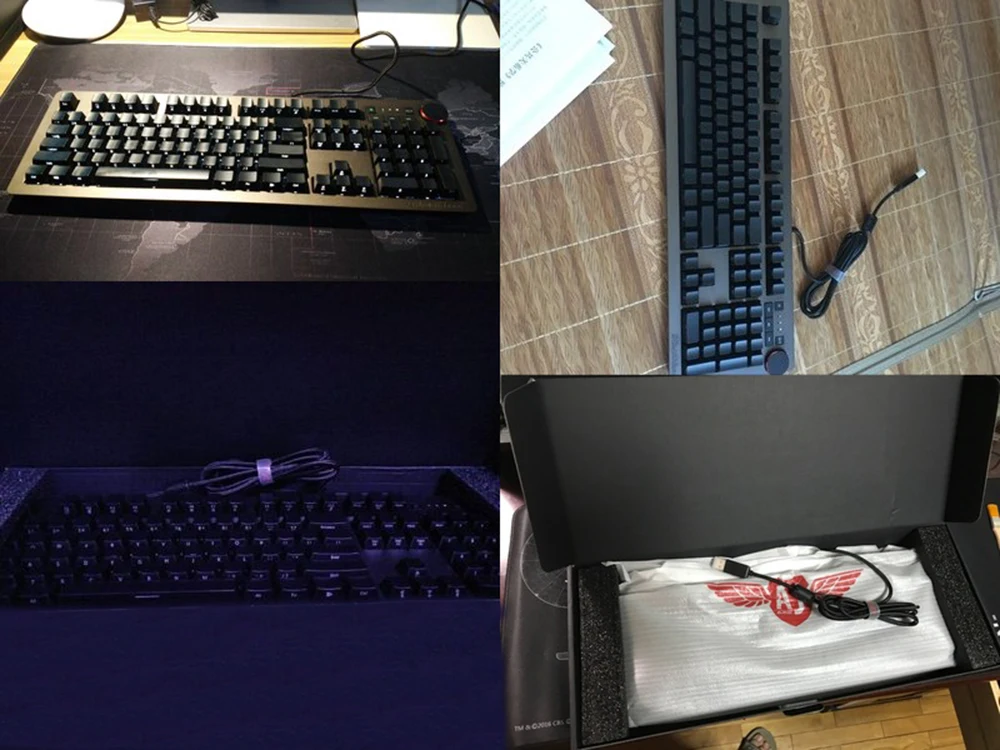Ajazz AK60 Механическая игровая клавиатура Вишневый коричневый переключатель 110 клавиш белая подсветка ABS Материал USB Проводная клавиатура