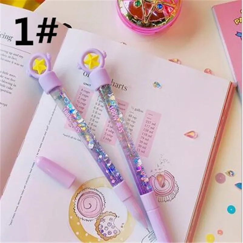 Аниме карта Captor Cardcaptor Sakura Star цветная ручка с зыбучим песком Шариковая школьные