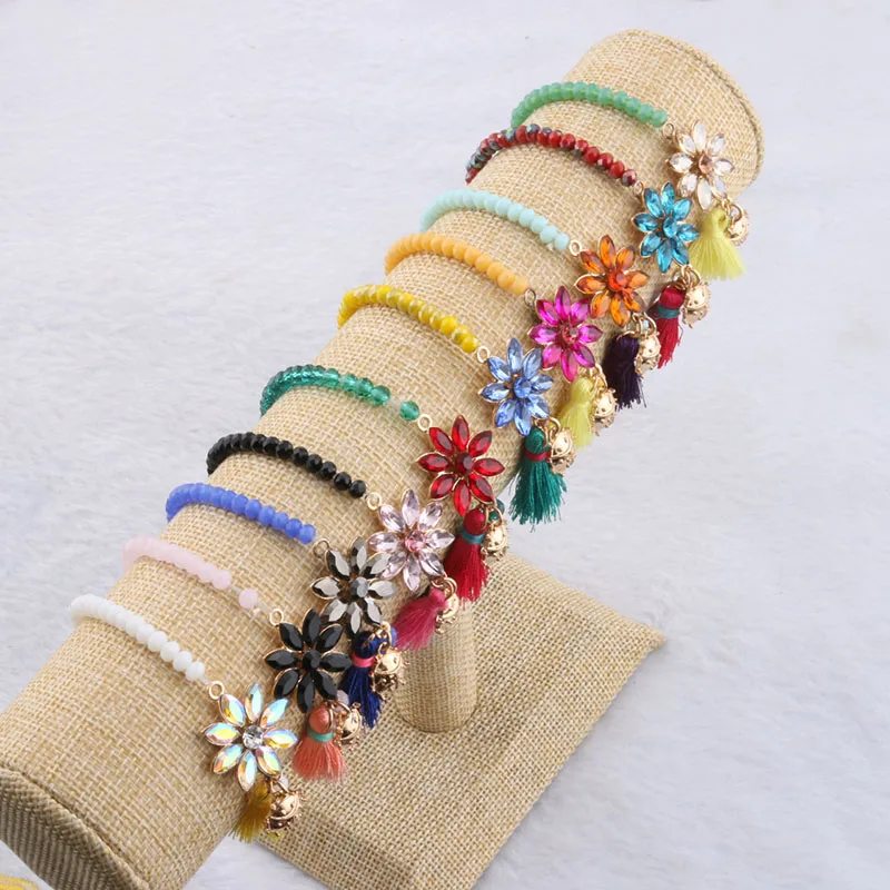 Браслеты из хрустальных бусин NeeFuWoFu браслет волокон в богемском стиле звезда