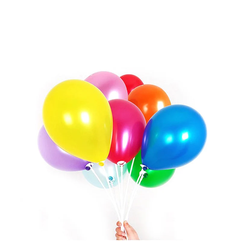 20 шт ПВХ белый шар палочки держатель из нержавеющей стали с чашки для Свадебная