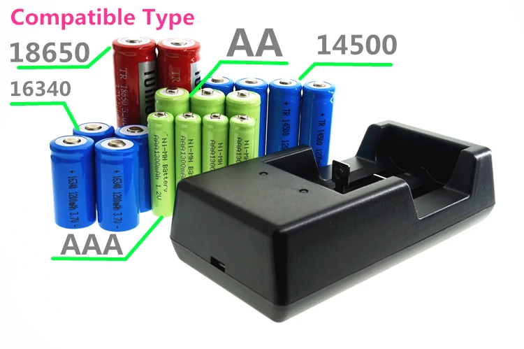 Оригинальное зарядное устройство TOMO 18650 для 16340 14500 10500 1.2В AA AAA Ni MH перезаряжаемая