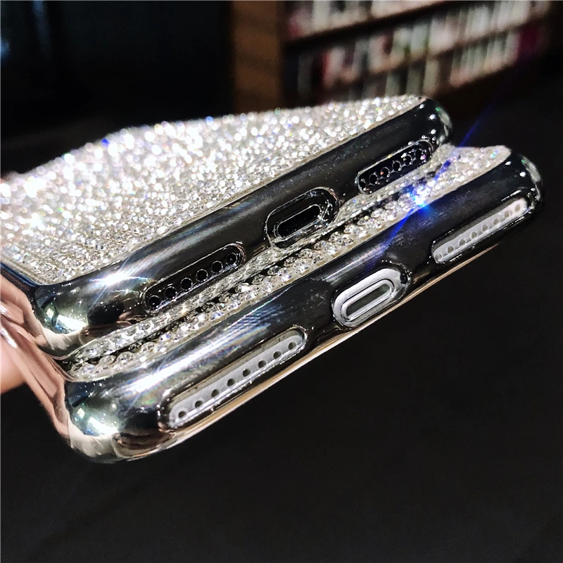Модный Блестящий чехол для iPhone 6 6S Plus 7 8 X XR XS Max|Бамперы| |
