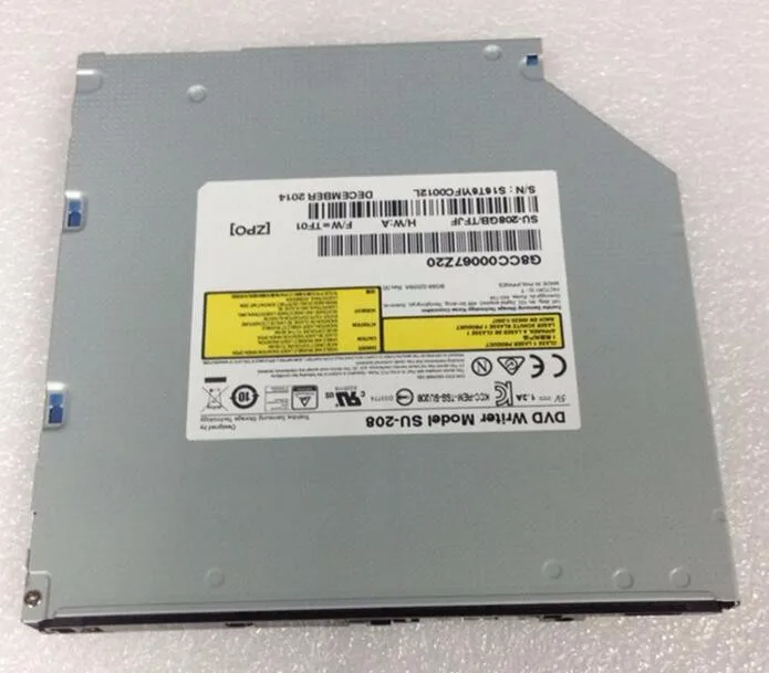 TPFEEL SU208 SU-208 DVD Оптический привод 8X DVD горелка 9,5 мм супер тонкий ноутбук Внутренний SATA Привод dvd писатель