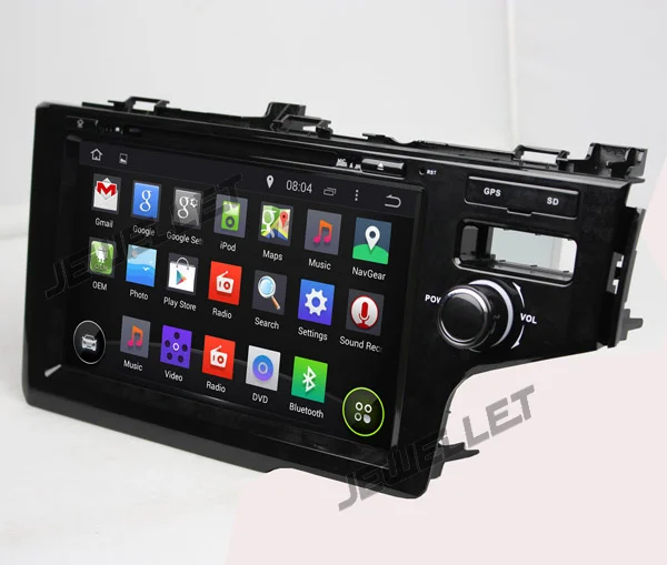 Восьмиядерный IPS экран Android 10 автомобильный DVD GPS Радио Навигация для Honda fit 2014-2016