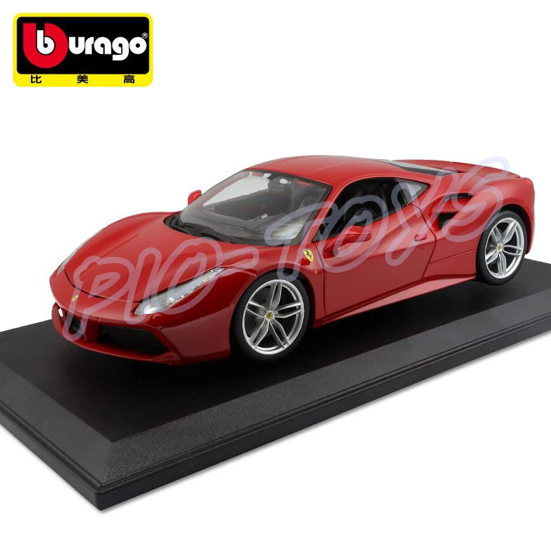 Специальная версия подарка 488GTB 1/18 спортивная модель масштаб автомобиля