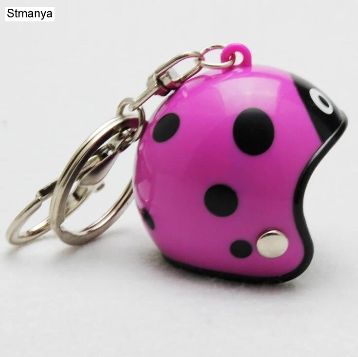 Горячая Распродажа брелок в форме шлема пластик мотоцикл милый для ключей