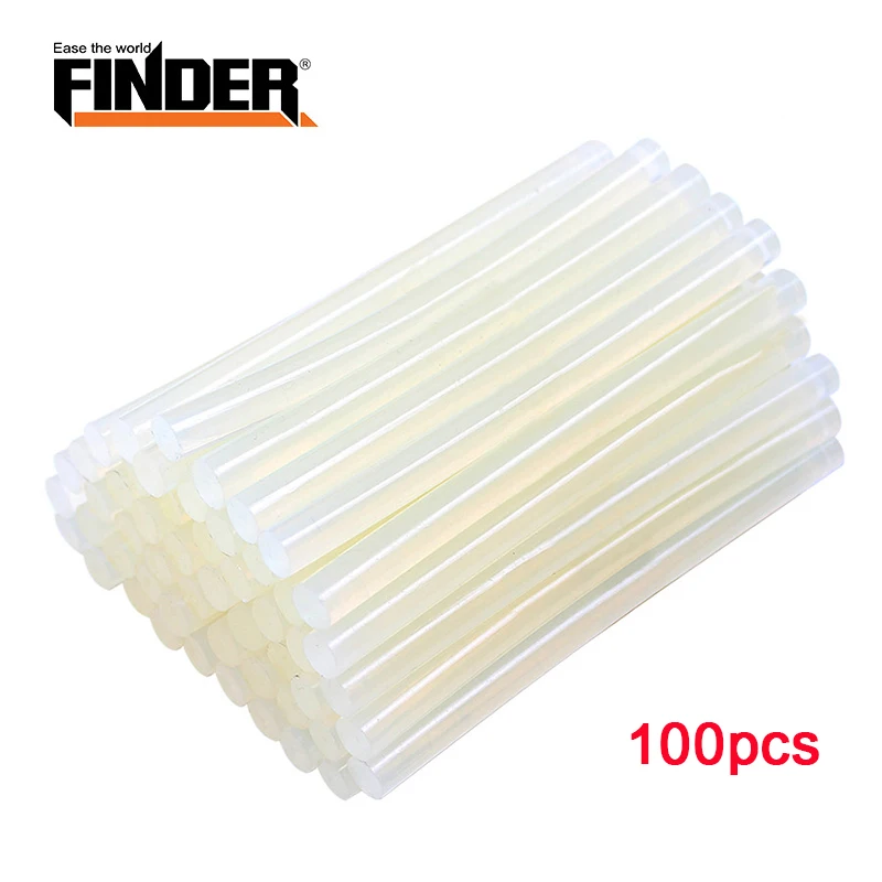 

100pcs/ lot Hot Melt Glue Sticks 7mm/ 11mm diamter 190/ 300mm Length For Electric Glue Gun High Viscosity Repair Tools