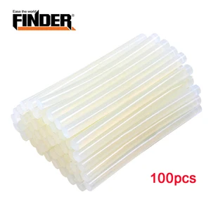 Стержни термоплавкого клея 100 шт.лот 7 мм11 мм диаметром 190 300 мм для электрического клеевого пистолета Инструменты для ремонта с высокой вязкостью